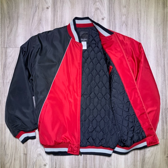 Sean John Jacket Red Black Y2K 49ers - Picture 2 of 7